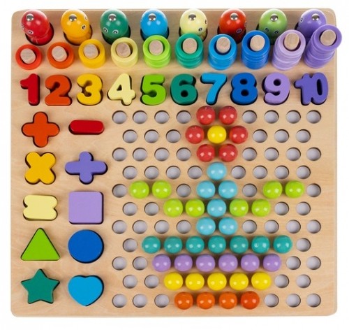 Kruzzel Wooden puzzle - beads DU17252 (15554-0) image 2