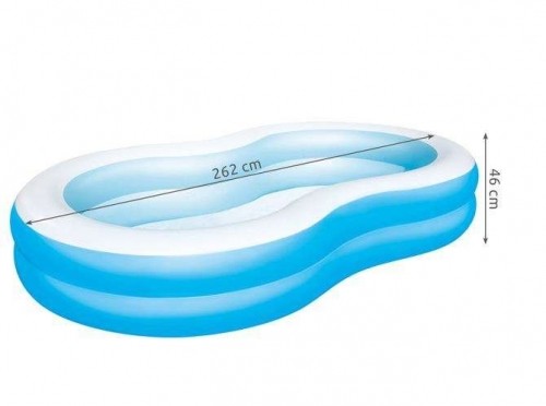 BESTWAY 54117 inflatable pool 262x157x46cm (14441-0) image 2