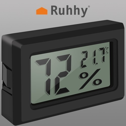 Ruhhy 2in1 digital thermometer and hygrometer (13952-0) image 2