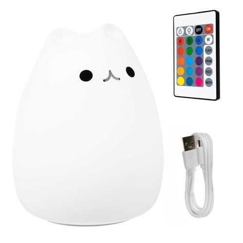 Izoxis LED bedside lamp - kitten (15192-0) image 2