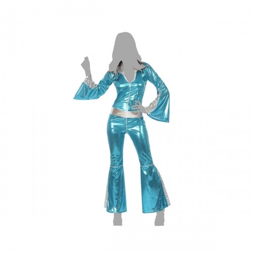 Bigbuy Carnival Маскарадные костюмы для взрослых Disco Синий image 2