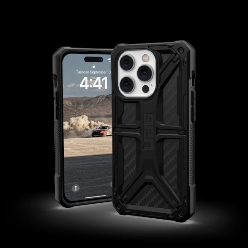Apple UAG Monarch - protective case for iPhone 14 Pro Max (carbon fiber) image 2