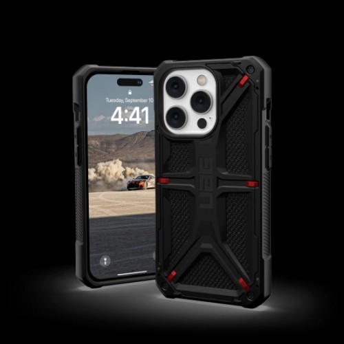 UAG Monarch - protective case for iPhone 14 Pro (kevlar black) image 2