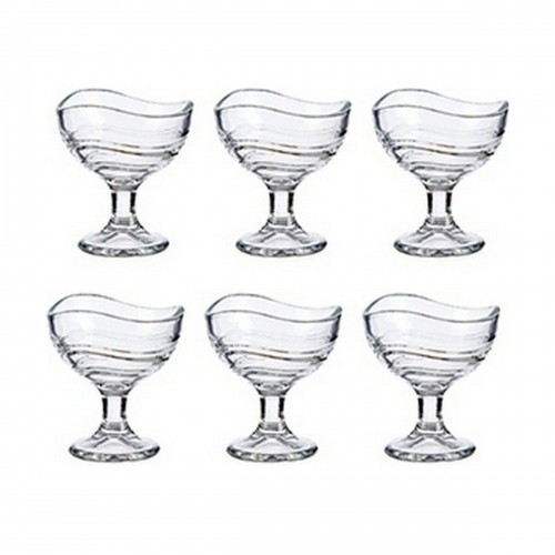 Ice Cream and Milk Shake Glass Transparent Glass 6 Units (135 ml) image 2