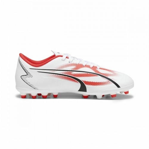 Детские футбольные бутсы Puma Ultra Play MG Белый Красный image 2