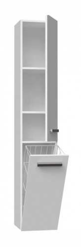 Top E Shop Bathroom cabinet NEL IV 31x30x174 cm, matt white image 2