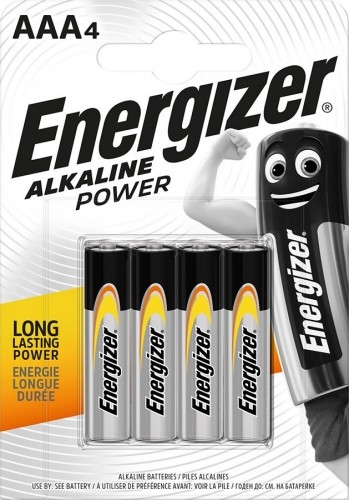 ENERGIZER BATTERY ALKALINE POWER AAA LR03 4 PIECES image 2
