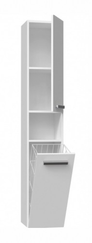 Top E Shop Bathroom cabinet NEL III 31x30x174 cm, white, glossy image 2
