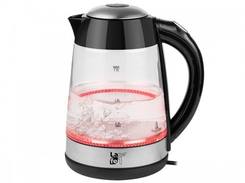 LAFE CEG015 electric kettle 1.7 L 2200 W Transparent image 2