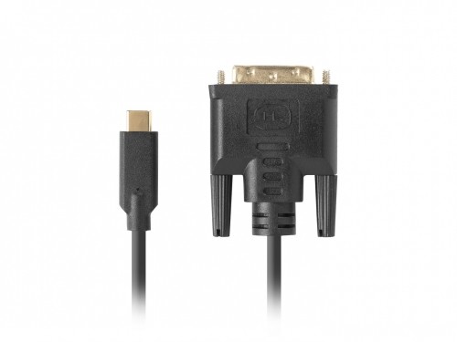 Lanberg CA-CMDV-10CU-0018-BK video cable adapter 1.8 m USB Type-C DVI-D Black image 2