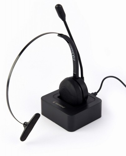 Gembird BTHS-M-01 Bluetooth call center headset, mono, black image 2