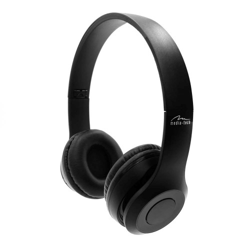 Media Tech MEDIA-TECH EPSILION BT MT3591 Wireless headphones Bluetooth 4.2 Microphone Radio FM Black image 2