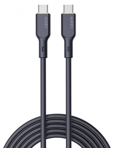 AUKEY CB-SCC102 USB-C Type-C Power Delivery PD 100W 5A 1.8m Silikon Black image 2