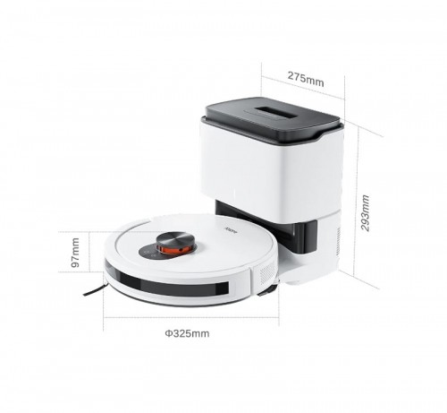 Robot Vacuum Cleaner Roidmi EVE CC with station (white) image 2
