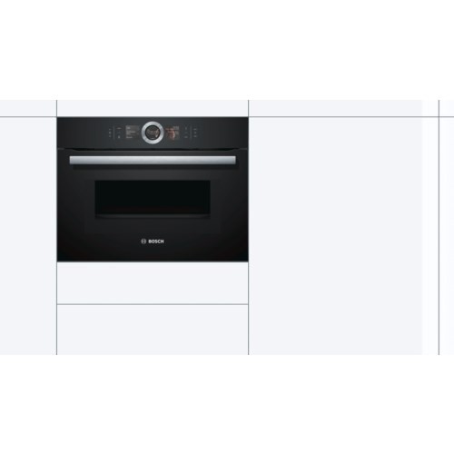 Bosch Serie 8 CMG676BB1 oven 45 L 1000 W Black image 2