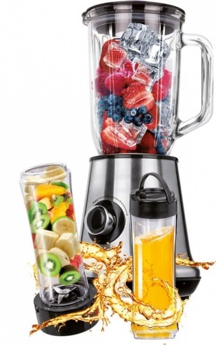 MPM MBL-15M blender 1 L Tabletop blender 450 W Stainless steel image 2