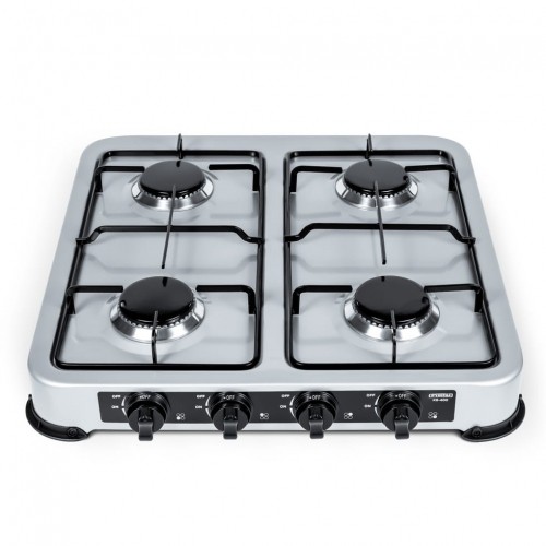 PROMIS KG400 Four-burner gas stove silver image 2