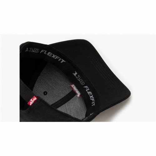 Sports Cap Levi's Housemark Flexfit  Black One size image 2