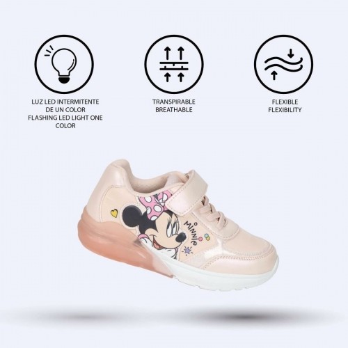 Sporta apavi ar LED Minnie Mouse Rozā image 2