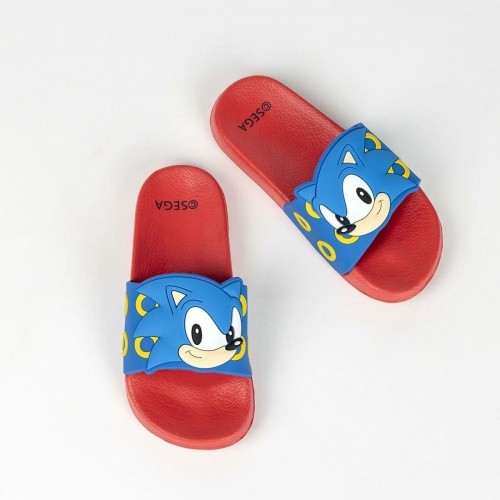 Pludmales sandales za djecu Sonic Zils Sarkans image 2