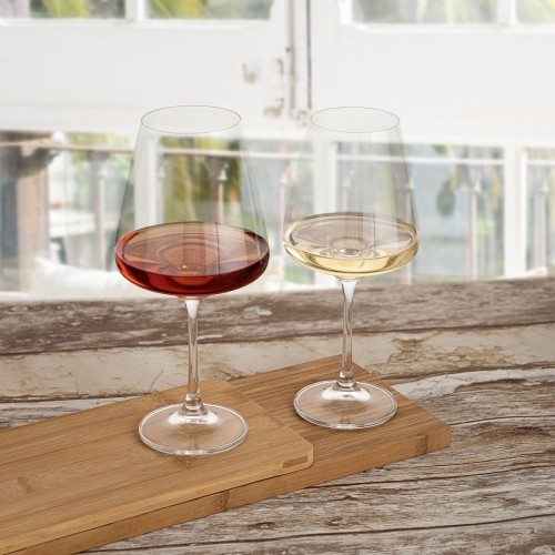Wine glass Bohemia Crystal Loira Transparent Glass 570 ml (6 Units) image 2