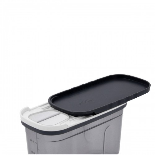 Tin Quid City With lid Dispenser 2,7 L Grey Plastic (12 Units) image 2