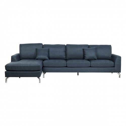 Sofa DKD Home Decor Blue Metal 300 x 160 x 85 cm image 2