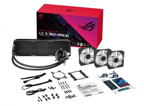 Asus ROG STRIX LC II 360 ARGB AM5 cooling system image 2