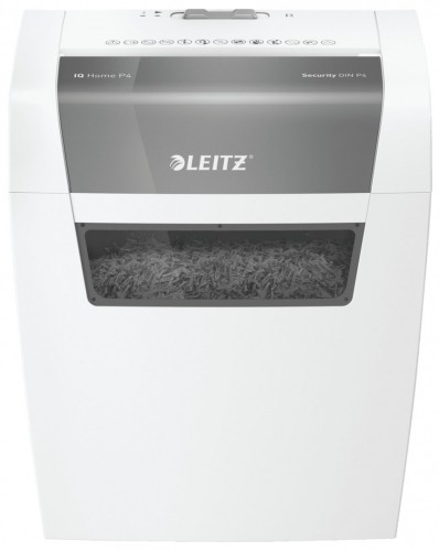 Leitz IQ Home Shredder, P4, 6 sheets, 15 l garbage can image 2