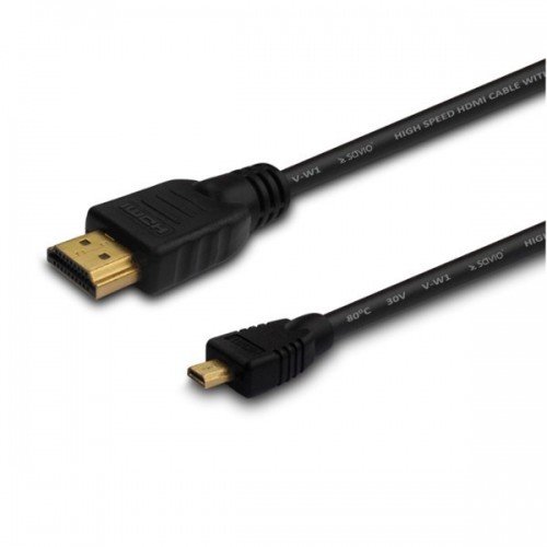 Savio CL-39 HDMI cable 1 m HDMI Type A (Standard) HDMI Type D (Micro) Black image 2