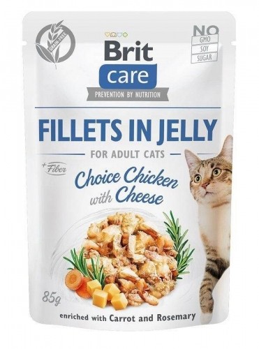BRIT Care Fillets in Jelly Flavour Box- wet cat food - 12 x 85g image 2