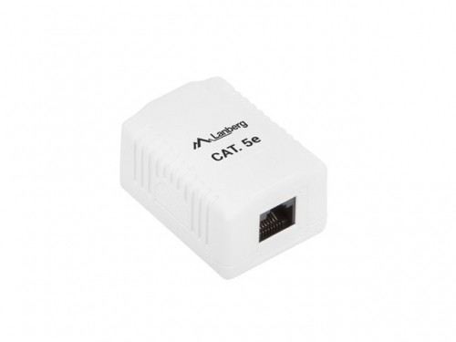 Lanberg OU5-0001-W outlet box RJ-45 White image 2