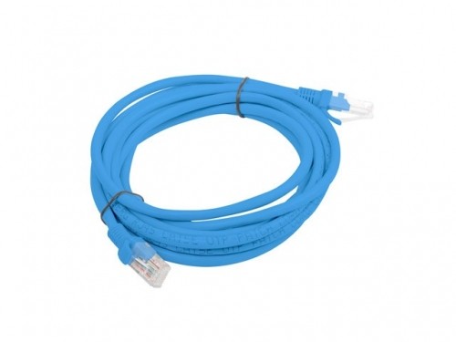 Lanberg PCU5-10CC-0300-B networking cable Blue 3 m Cat5e U/UTP (UTP) image 2