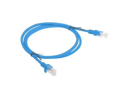 Lanberg Patchcord RJ45, Cat. 5e, UTP, 1m, Blue image 2