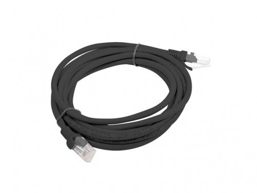 Lanberg PCU5-10CC-0300-BK networking cable Black 3 m Cat5e U/UTP (UTP) image 2