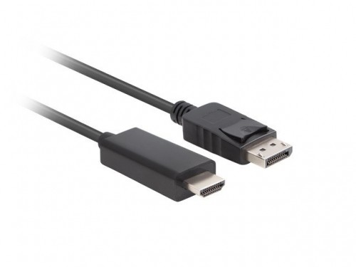 Lanberg CA-DPHD-11CC-0018-BK cable gender changer DisplayPort HDMI Black image 2