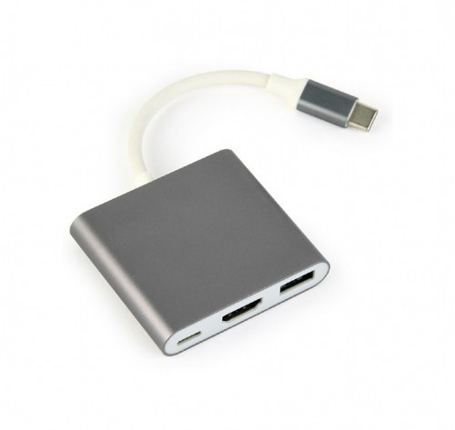 Gembird A-CM-HDMIF-02-SG USB graphics adapter 3840 x 2160 pixels Grey image 2