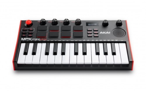 AKAI MPK Mini Play MK3 Control keyboard Pad controller MIDI USB Black, Red image 2