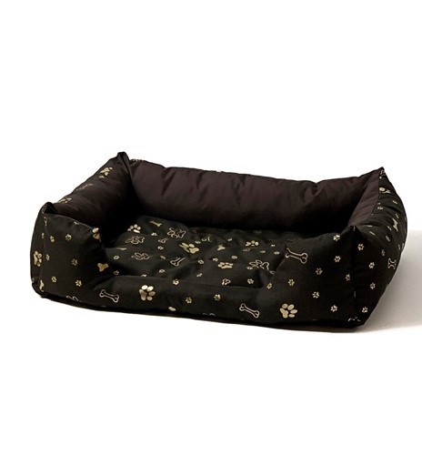 GO GIFT Dog bed XL - brown - 75x55x15 cm image 2