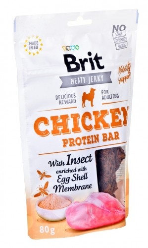 BRIT Meaty Jerky Meaty Protein bar Chicken - Dog treat - 80 g image 2
