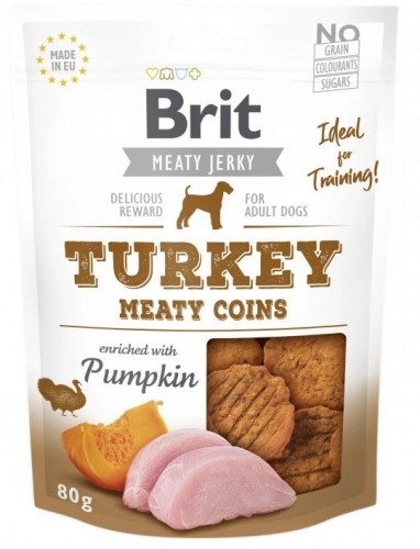 BRIT Meaty Jerky Meaty Coins Turkey - Dog treat - 200 g image 2