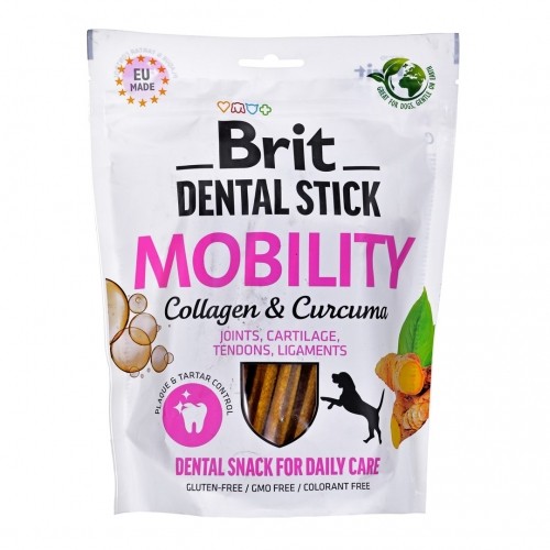 BRIT Dental Stick Mobility Curcum & Collagen  - dog treat - 251 g image 2