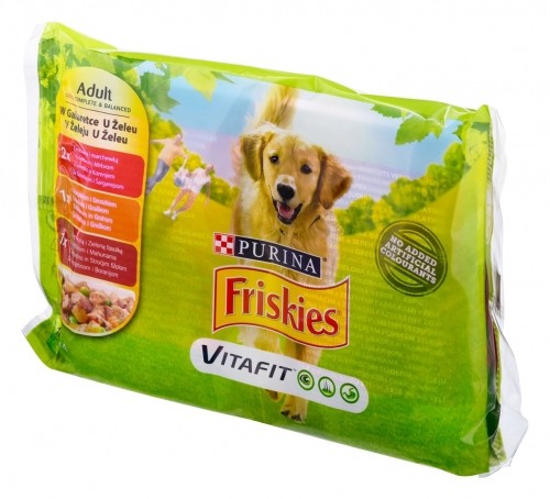 Purina Nestle PURINA Friskies Adult - Mix in jelly - wet dog food - 4 x100 g image 2