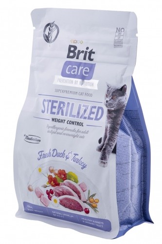 BRIT Care Grain-Free Sterilized Weight Control  - dry cat food - 400 g image 2