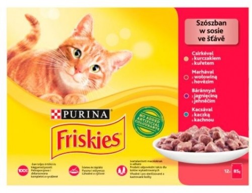 Purina Nestle Friskies Mix meat - wet cat food - 12 x 85 g image 2