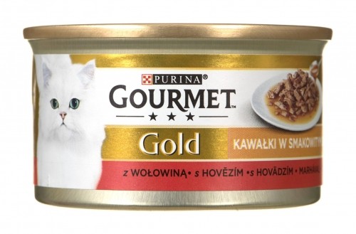 Purina Nestle GOURMET Gold Sauce Delight Beef - wet cat food - 85 g image 2
