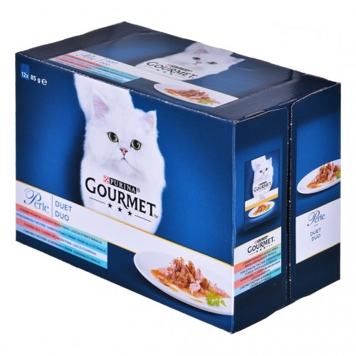 Purina Nestle GOURMET Perle Duet Fish - wet cat food - 12x85 g image 2