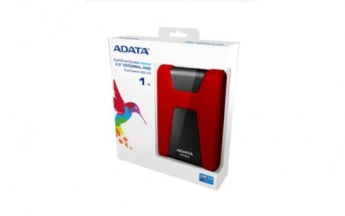 ADATA DashDrive Durable HD650 external hard drive 1000 GB Red image 2