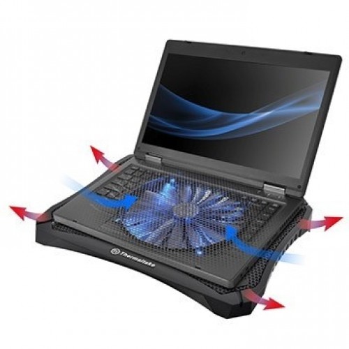 Thermaltake Massive V20 laptop cooling pad 43.2 cm (17") Black image 2