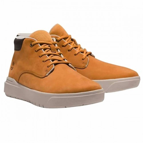 Повседневная обувь детская Timberland Seby Mid Lace Sneaker Wheat Коричневый image 2